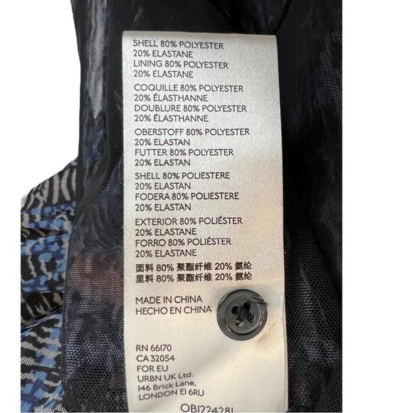 Anthropologie Gretchen Smocked Sheer top blouse Vneck - Picture 15 of 15